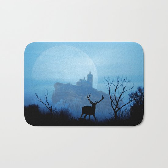 Stag moon Bath Mat