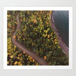 Backroads | Copper Harbor, Upper Peninsula of Michigan | John Hill Photography Art Print