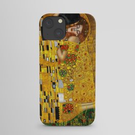 The Kiss Gustav Klimt Painting iPhone Case