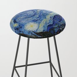 The Starry Night (By Vincent Van Gogh) Bar Stool