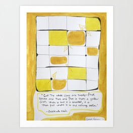 # 1 - A Yellow Color Art Print