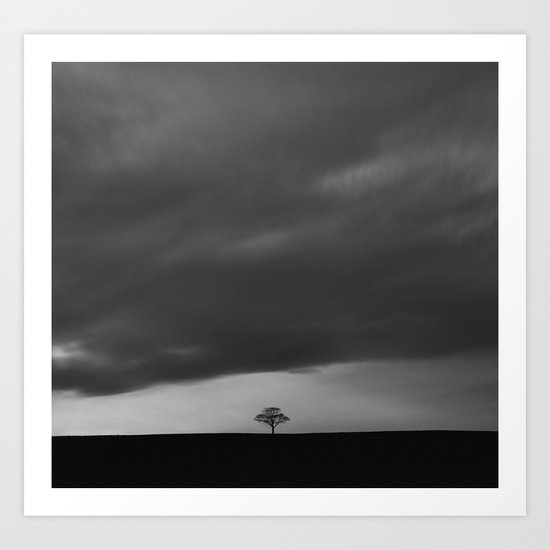 Alone on the Ridge Art Print
