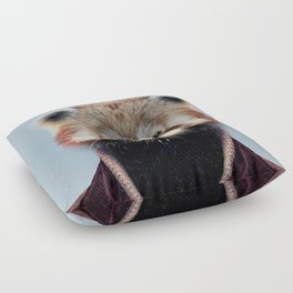 Fashion raccoon Floor Pillow