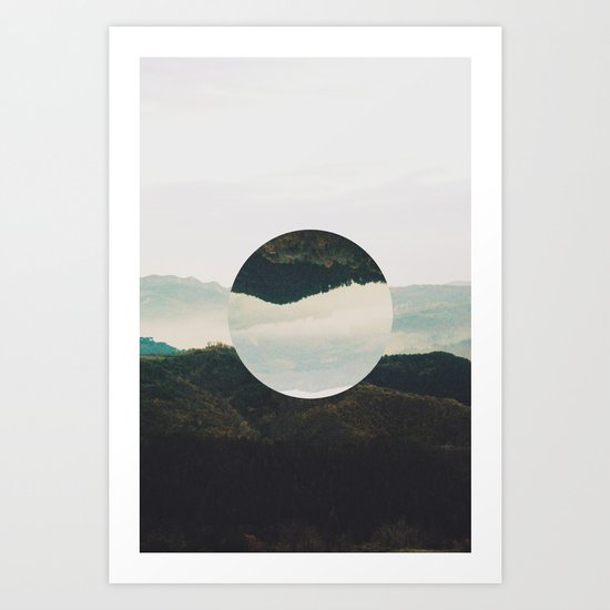 Up side down Art Print