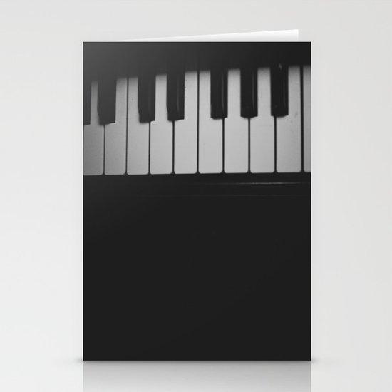 Piano Keys II ANALOG ZINE Stationery Cards