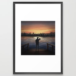 Sunset Serenity Framed Art Print