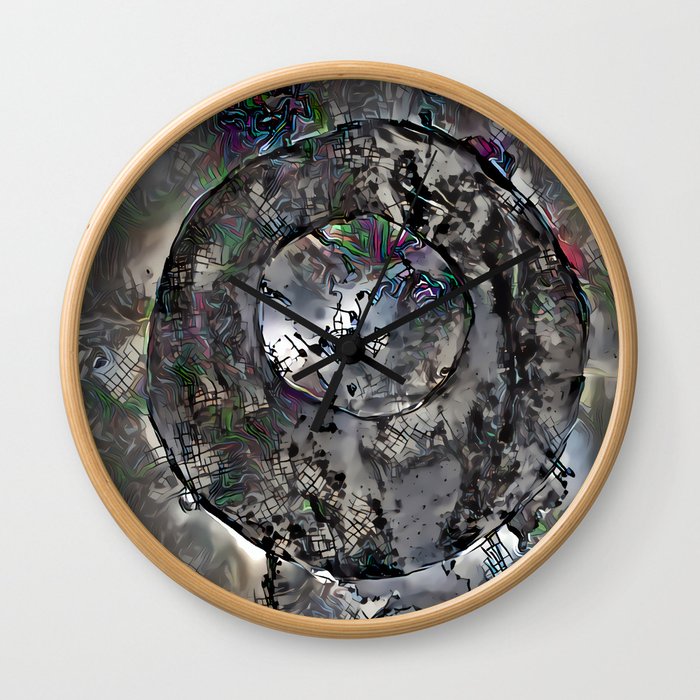 Fractured Brushes In a World Wall Clock