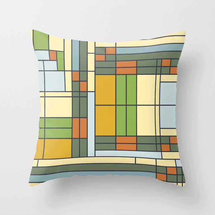 frank lloyd wright throw pillows
