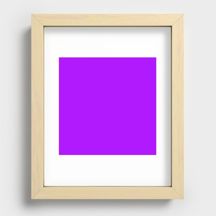 Monochrome purple 170-0-85 Recessed Framed Print