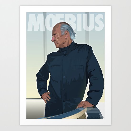 Moebius - Portrait Art Print