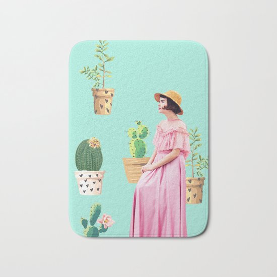 Lady Love #society6 #decor #buyart Bath Mat