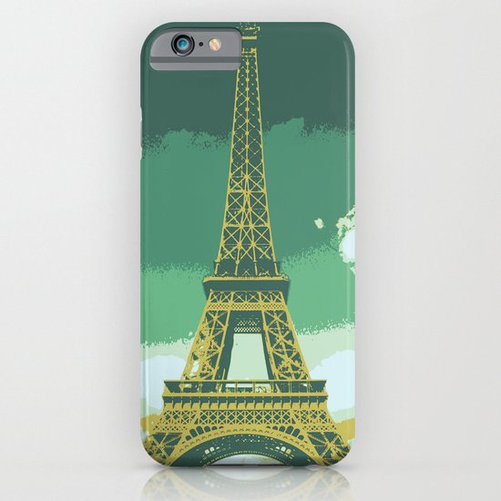 Eiffel Tower Paris Pop Art iPhone & iPod Case