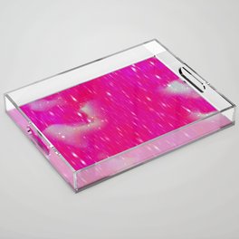 Bright Pink Acrylic Tray