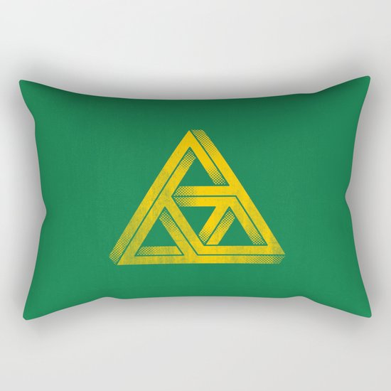 Penrose Triforce Rectangular Pillow