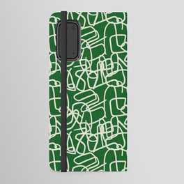 Ribbons Green Android Wallet Case