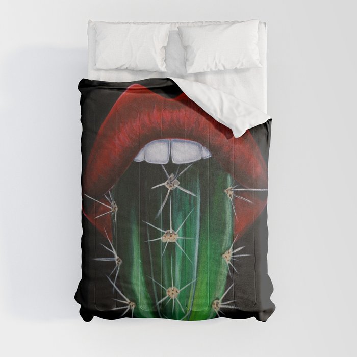 Cactus Tongue Comforter