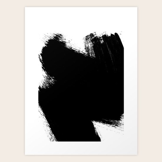 Monochrome Ink 01 Art Print by theoldartstudio Society6
