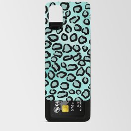 Sky Blue Leopard Background Pattern Android Card Case