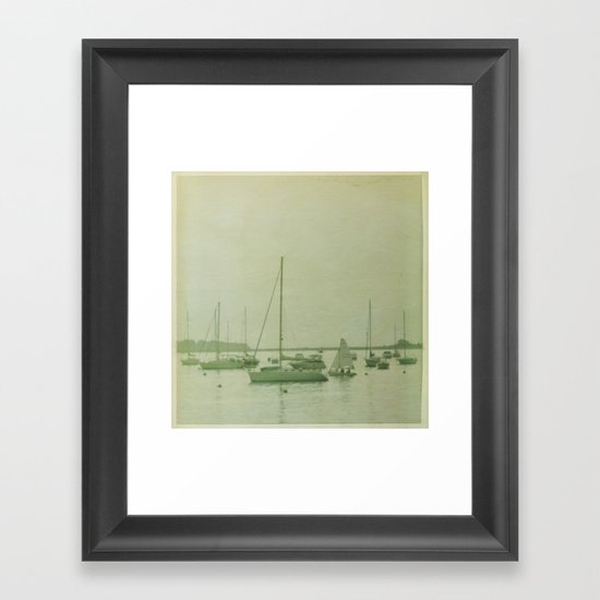 Searching For The Anchor Framed Art Print