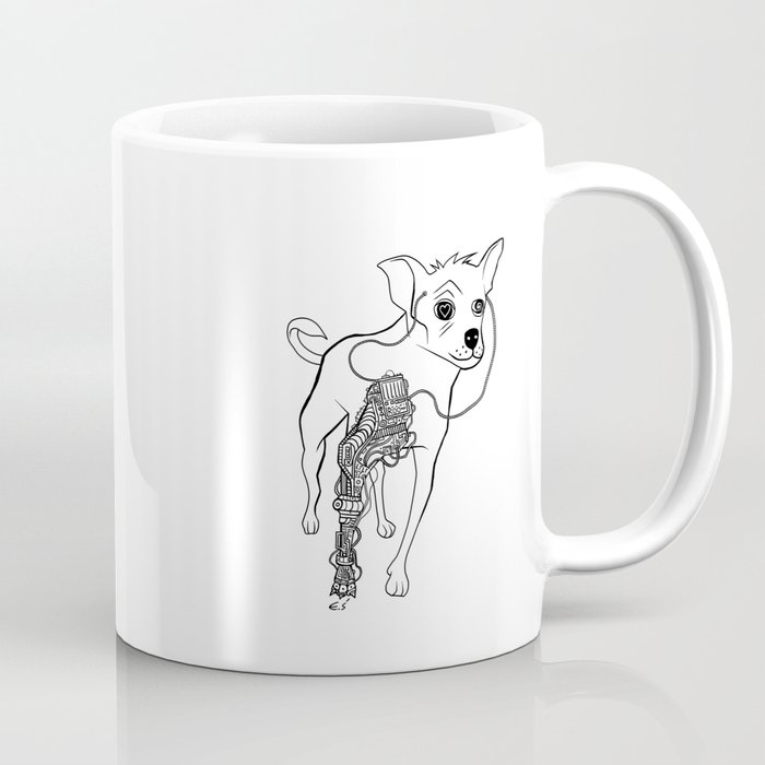 Cyborg Dog Coffee Mug