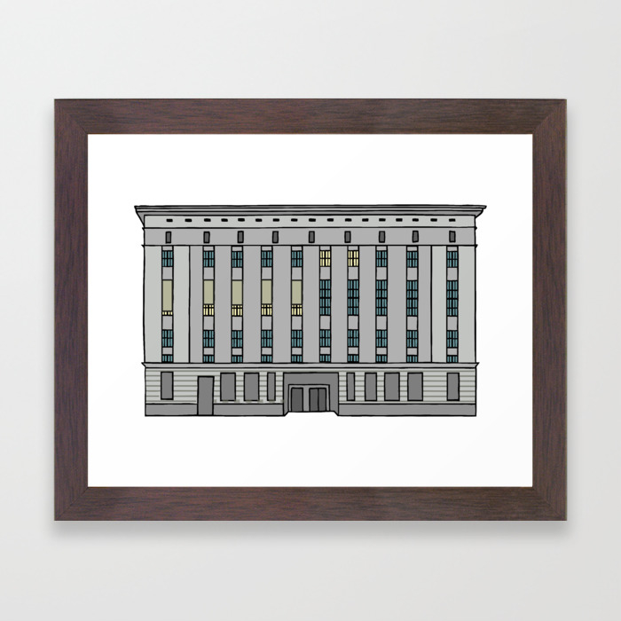 Berghain Techno Club In Berlin Framed Art Print By Berlin T Shirt Society6
