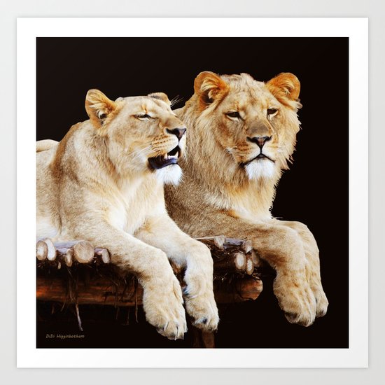 And Then She Said....... Art Print