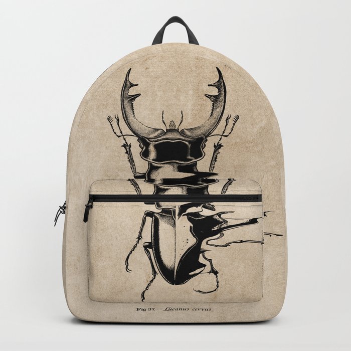 Stag Beetle Glitch Backpack