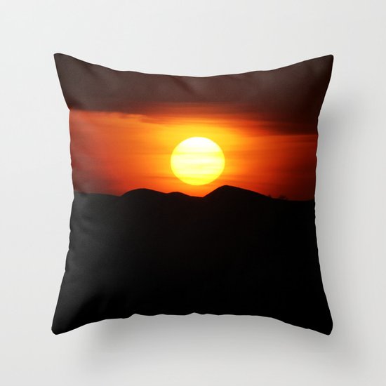 Deserted Throw Pillow