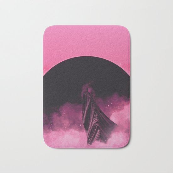 No Stars Pink Sky Bath Mat