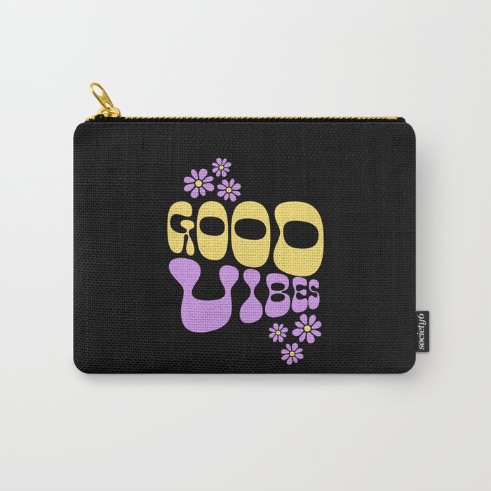 Groovy Good Vibes Carry-All Pouch