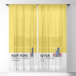 New York Candlelight Sheer Curtain