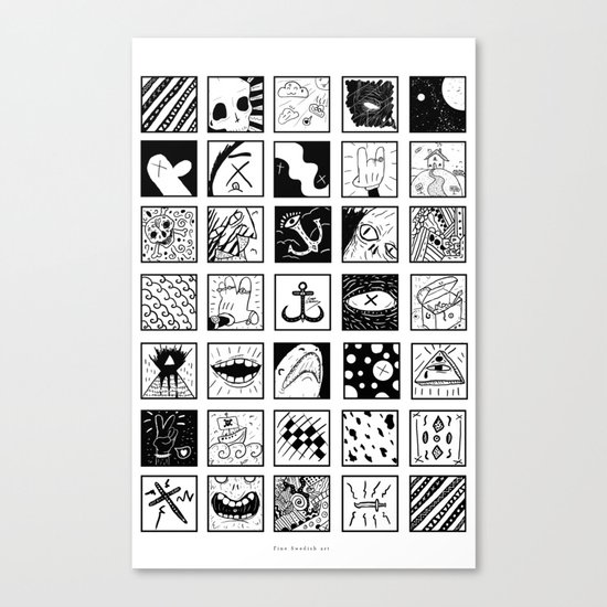 Stuff And Stuff Canvas Print