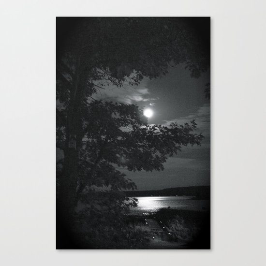 Blue Moon Canada Canvas Print
