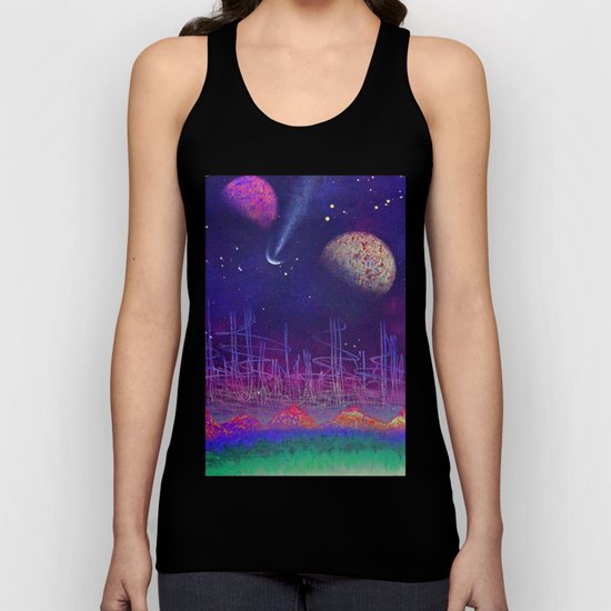 earth to space 1 by ruckas Unisex Tank Top