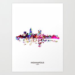 INDIANAPOLIS Art Print