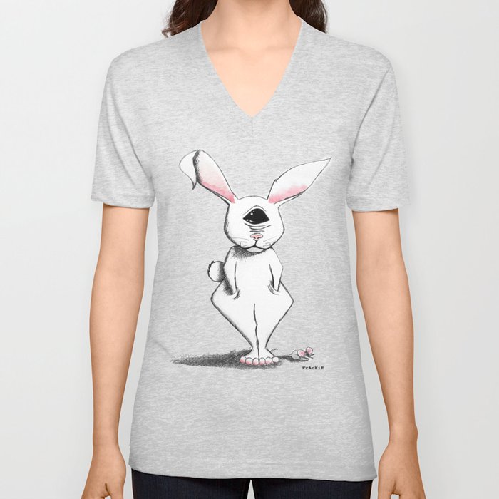 Bunny FuFu V Neck T Shirt