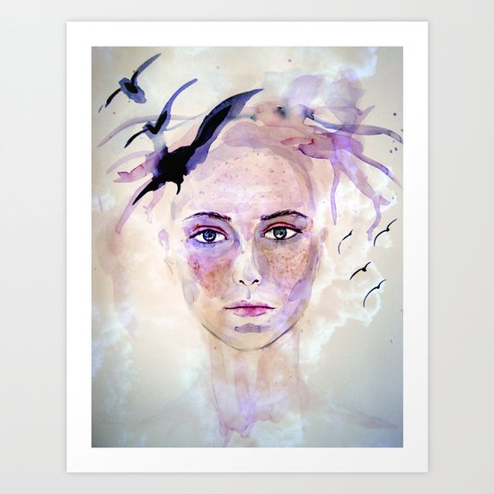 self portrait Art Print