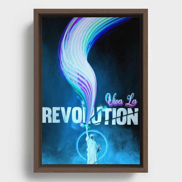 Revolution Framed Canvas