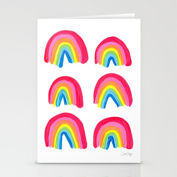 Rainbow Collection – Classic Palette Stationery Cards