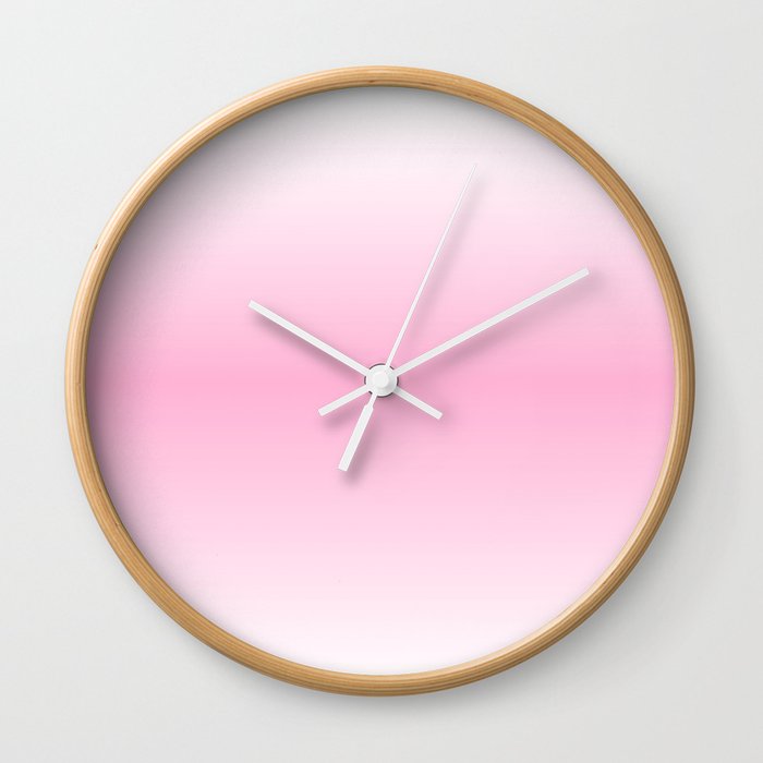 Rose Quartz Horizon Wall Clock