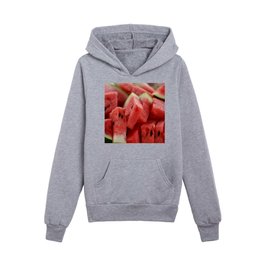 Juicy Fresh Watermelon Kids Pullover Hoodies