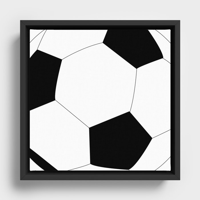Soccer Ball Football Framed Canvas