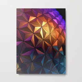 Rainbow Architecture Ball (Color) Metal Print