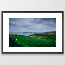 A field in Scotland 2 Framed Art Print