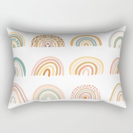 Boho Rainbow, Bohemian style Rectangular Pillow