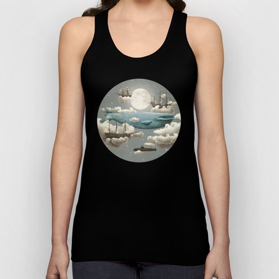 Ocean Meets Sky Unisex Tank Top