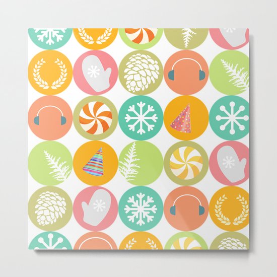 Happy Holidays Metal Print