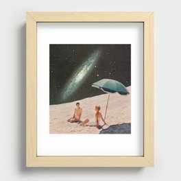 Galactic Beach Recessed Framed Print
