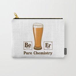 Pure Chemistry Carry-All Pouch | Beer, Bier, Biere, Albuquerque, Purechemistry, Beryllium, Graphicdesign, Beertshirt, Periodictable, Cerveza 