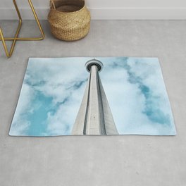 Canada Photography - Beneath The CN Tower Rug